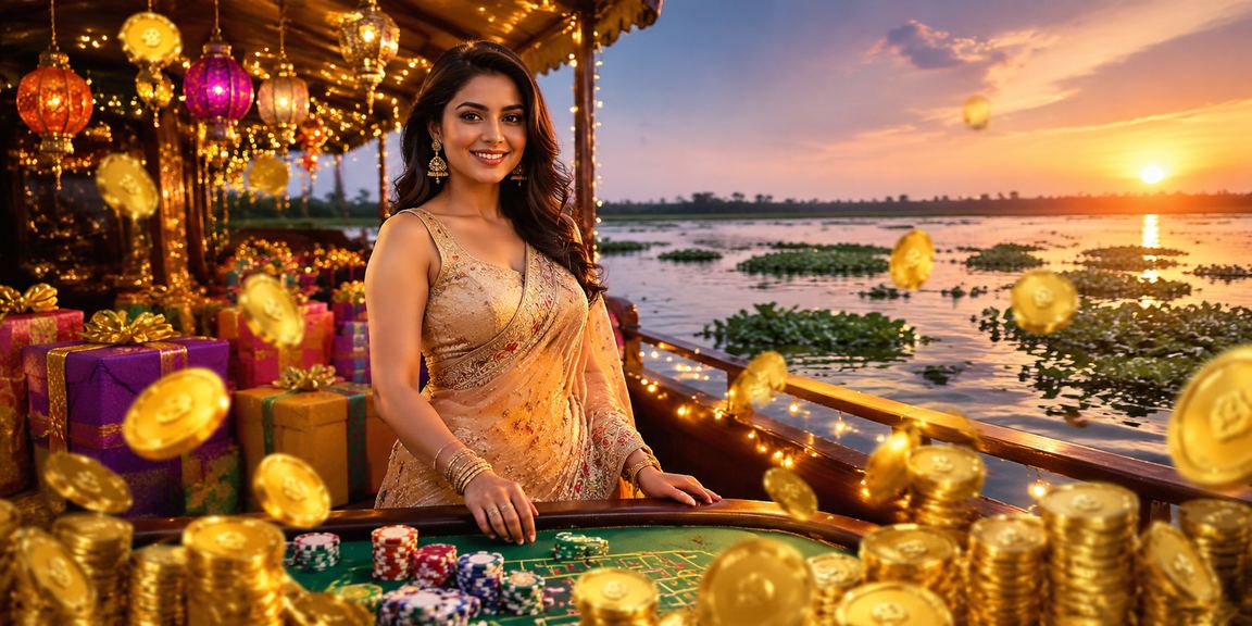 বাংলাদেশের ঈদ উৎসবে bc44 লটারি আনন্দ উপভোগরত খেলোয়াড়